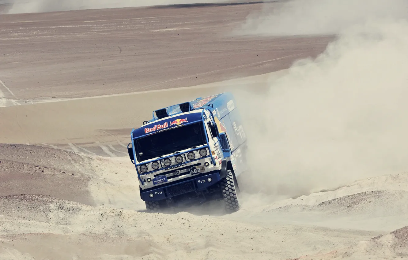 Photo wallpaper sand, car, machine, race, desert, dust, master, dunes