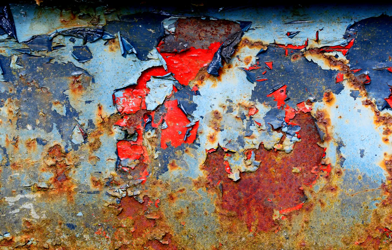 Photo wallpaper background, paint, rust