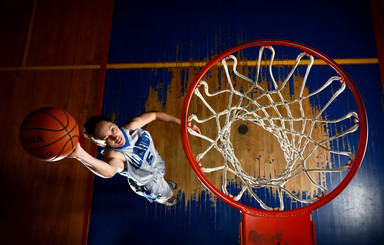 Photo wallpaper sport, ring, basketball