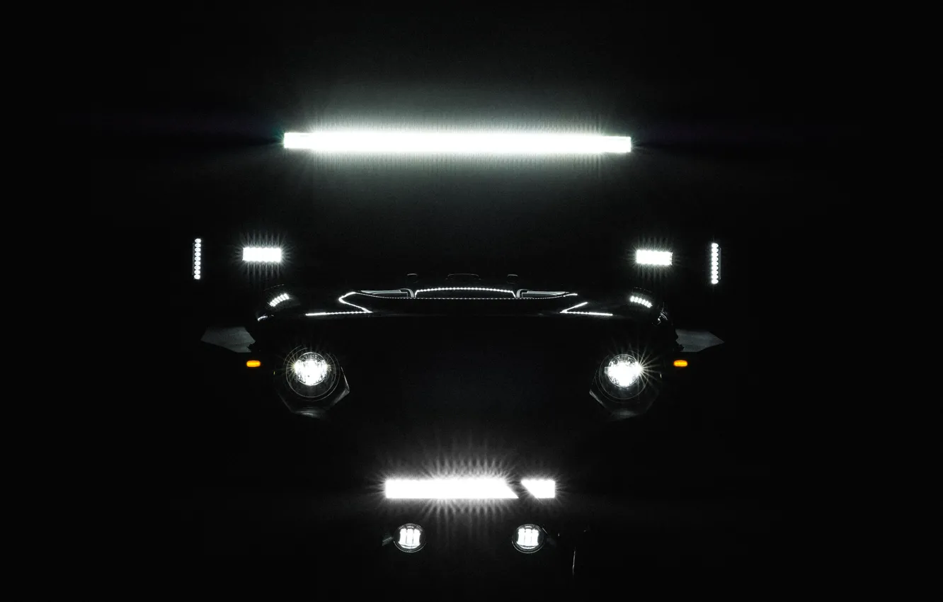 Photo wallpaper car, lights, Jeep, Offroad, Wesley Tingey