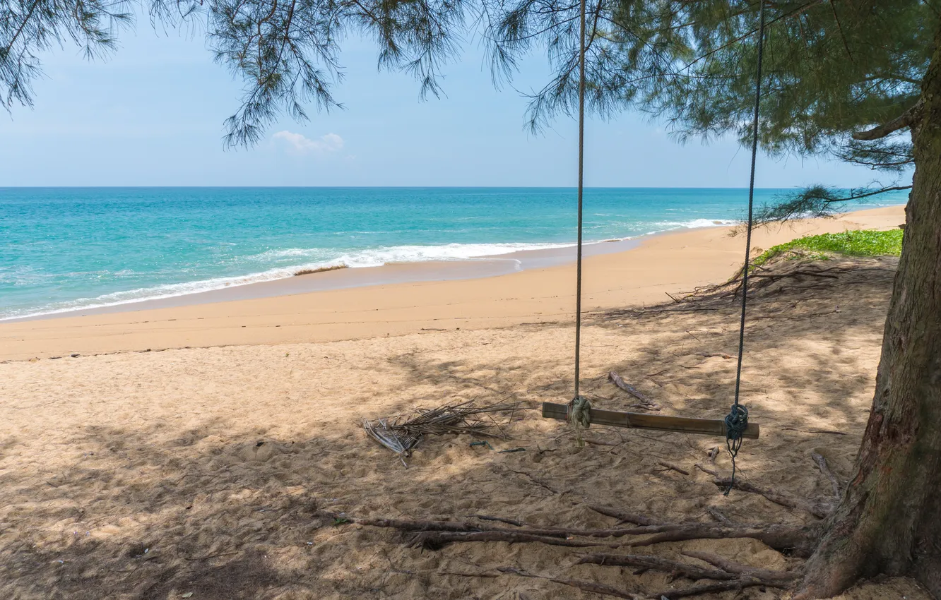 Photo wallpaper sand, sea, wave, beach, summer, the sky, shore, summer