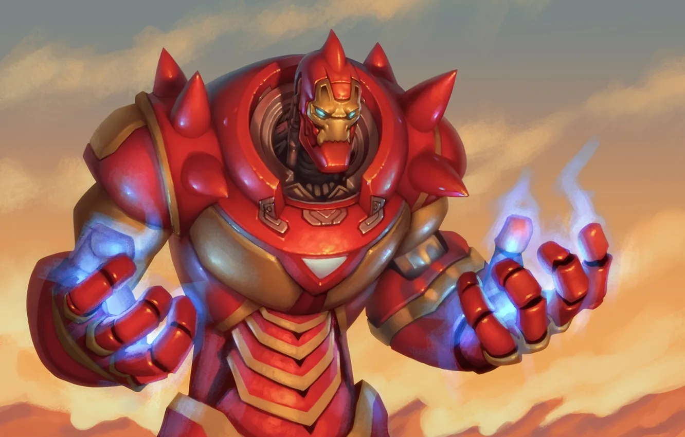 Photo wallpaper fiction, armor, Iron Man, fan art, Fullmetal Alchemist