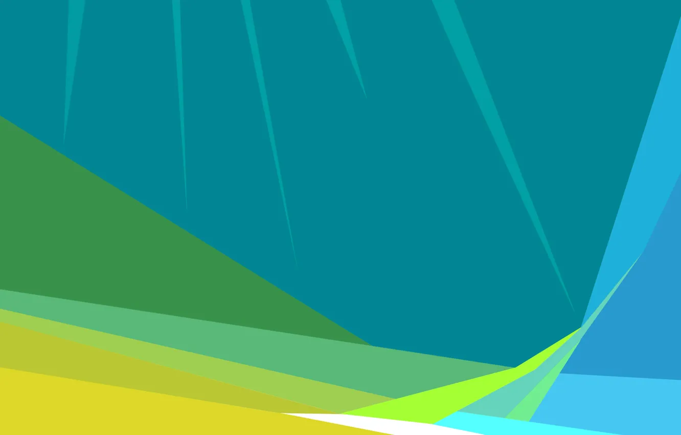 Photo wallpaper vista, rays, line, color