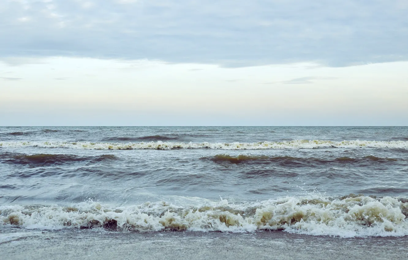 Photo wallpaper sand, sea, wave, beach, summer, the sky, summer, beach