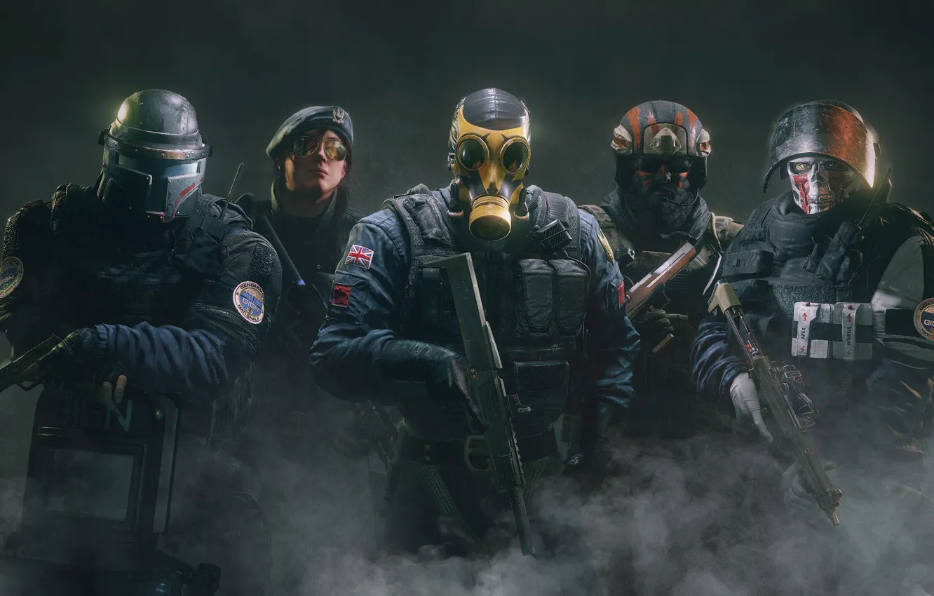 Photo wallpaper The game, Weapons, Ubisoft, Game, Tom Clancy’s Rainbow Six: Siege, TheVideoGamegallery.com