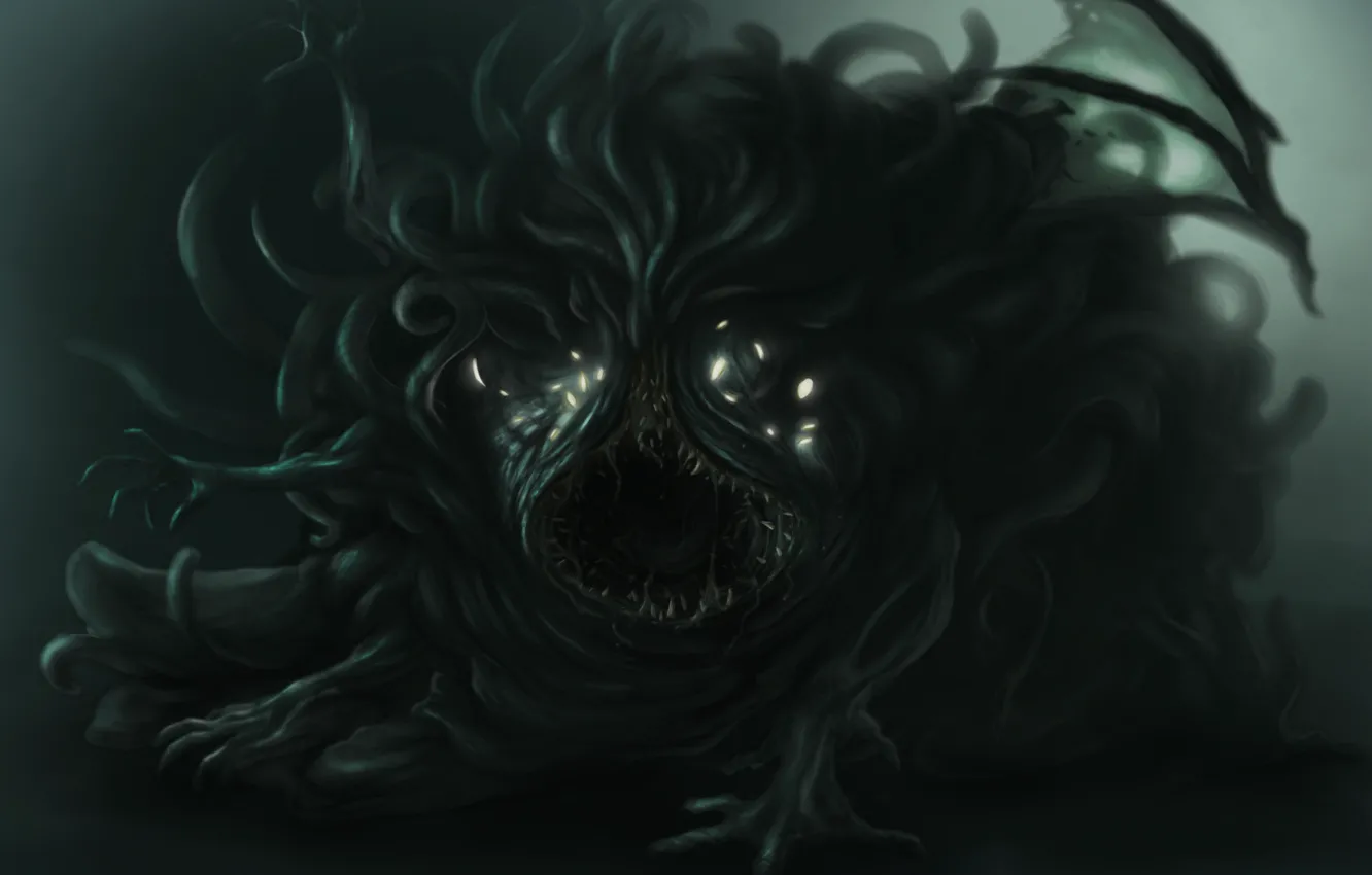 Photo wallpaper Lovecraft, Necronomicon, Shoggoth