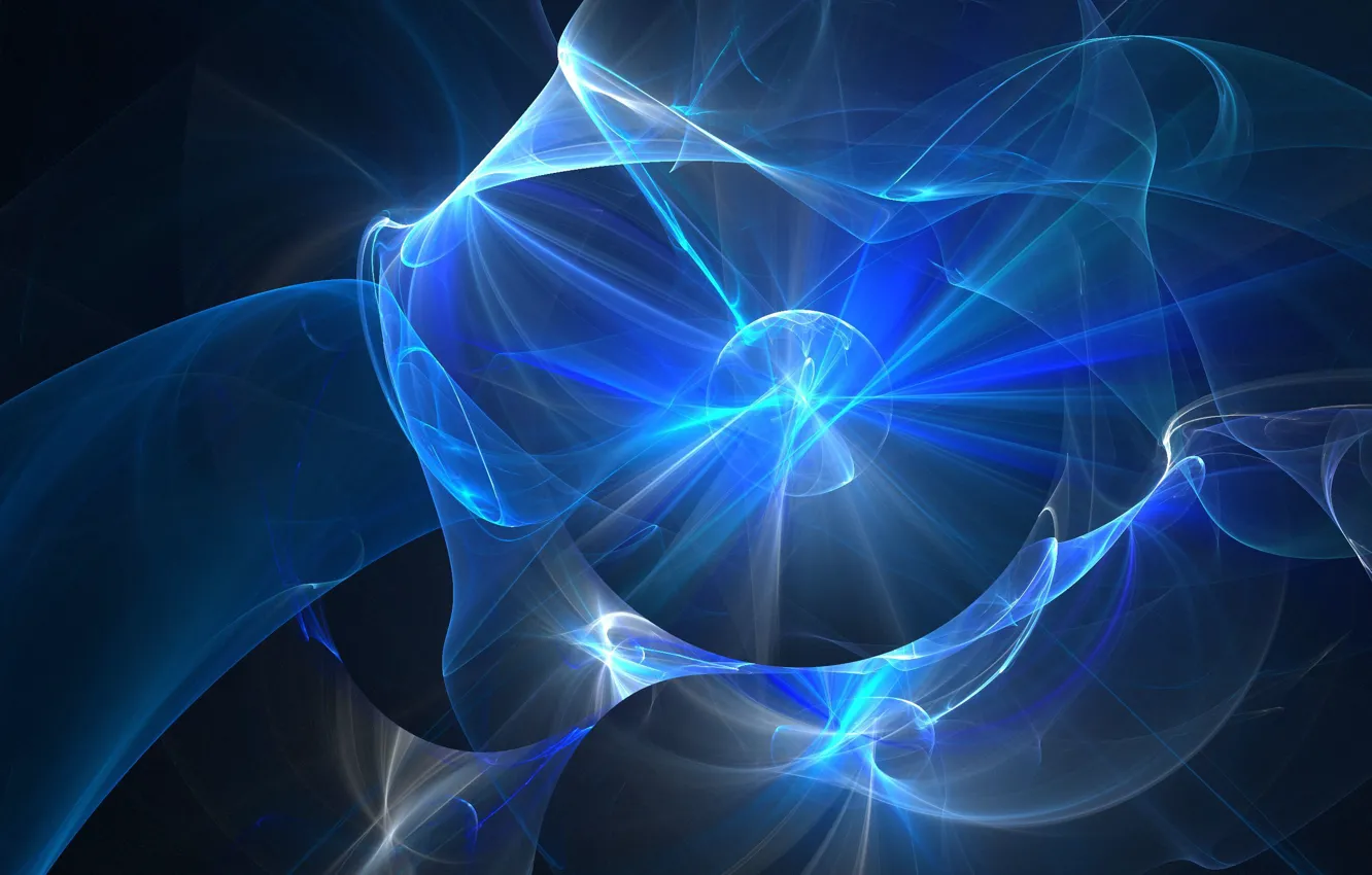 Photo wallpaper rays, light, line, Wallpaper, smoke, web