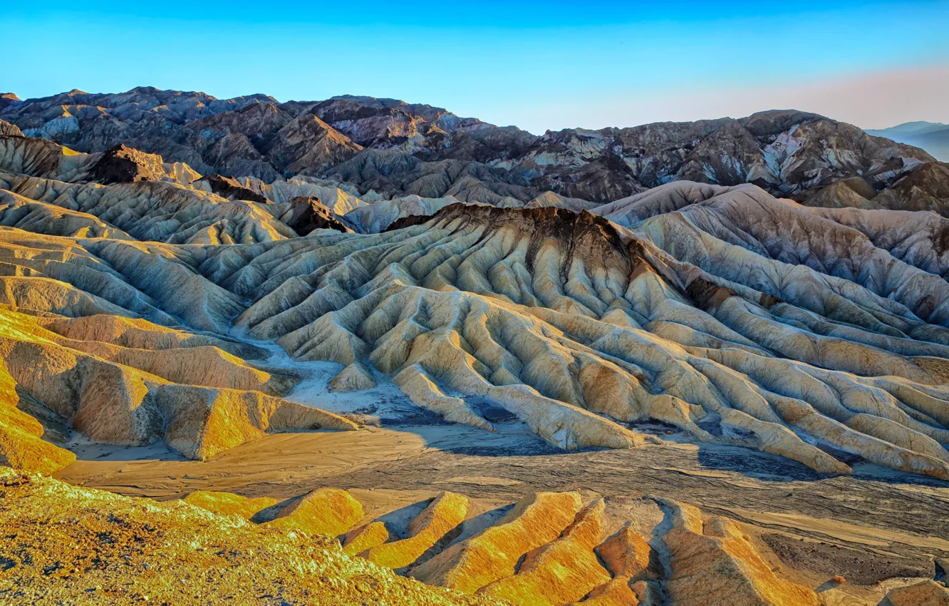 Photo wallpaper CA, USA, California, Death Valley, Zabriskie Point