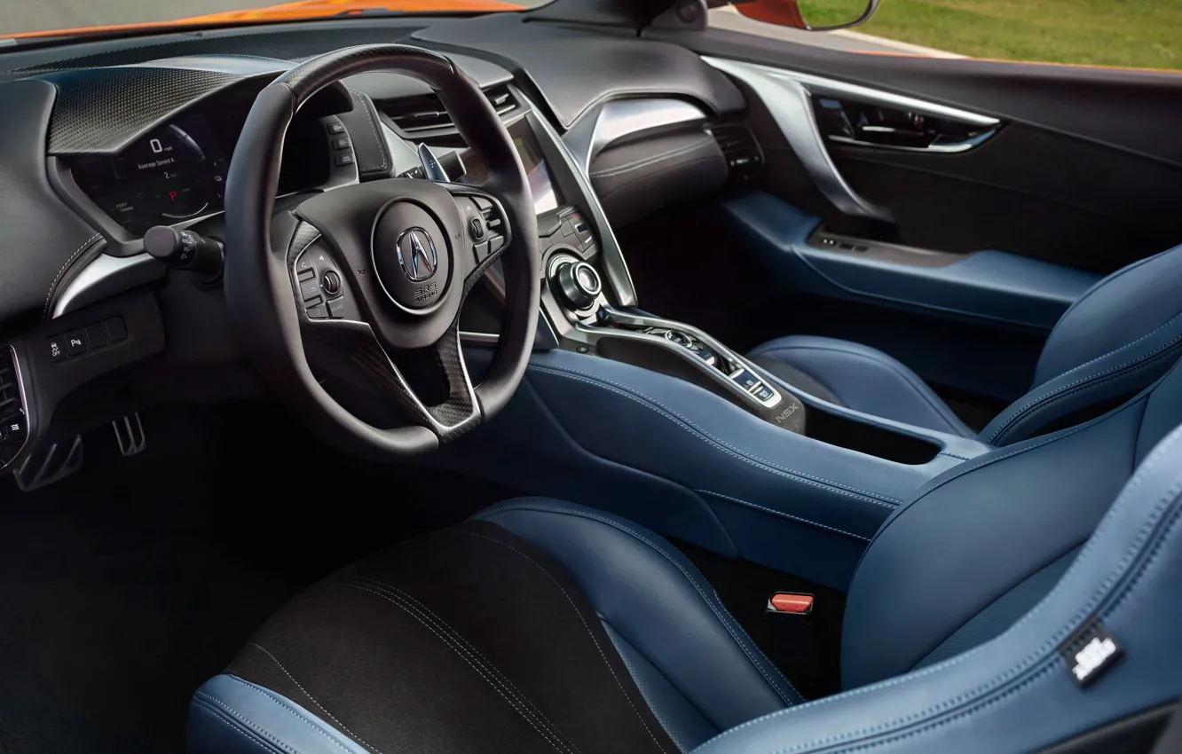 Photo wallpaper Honda, salon, Acura, NSX, 2019