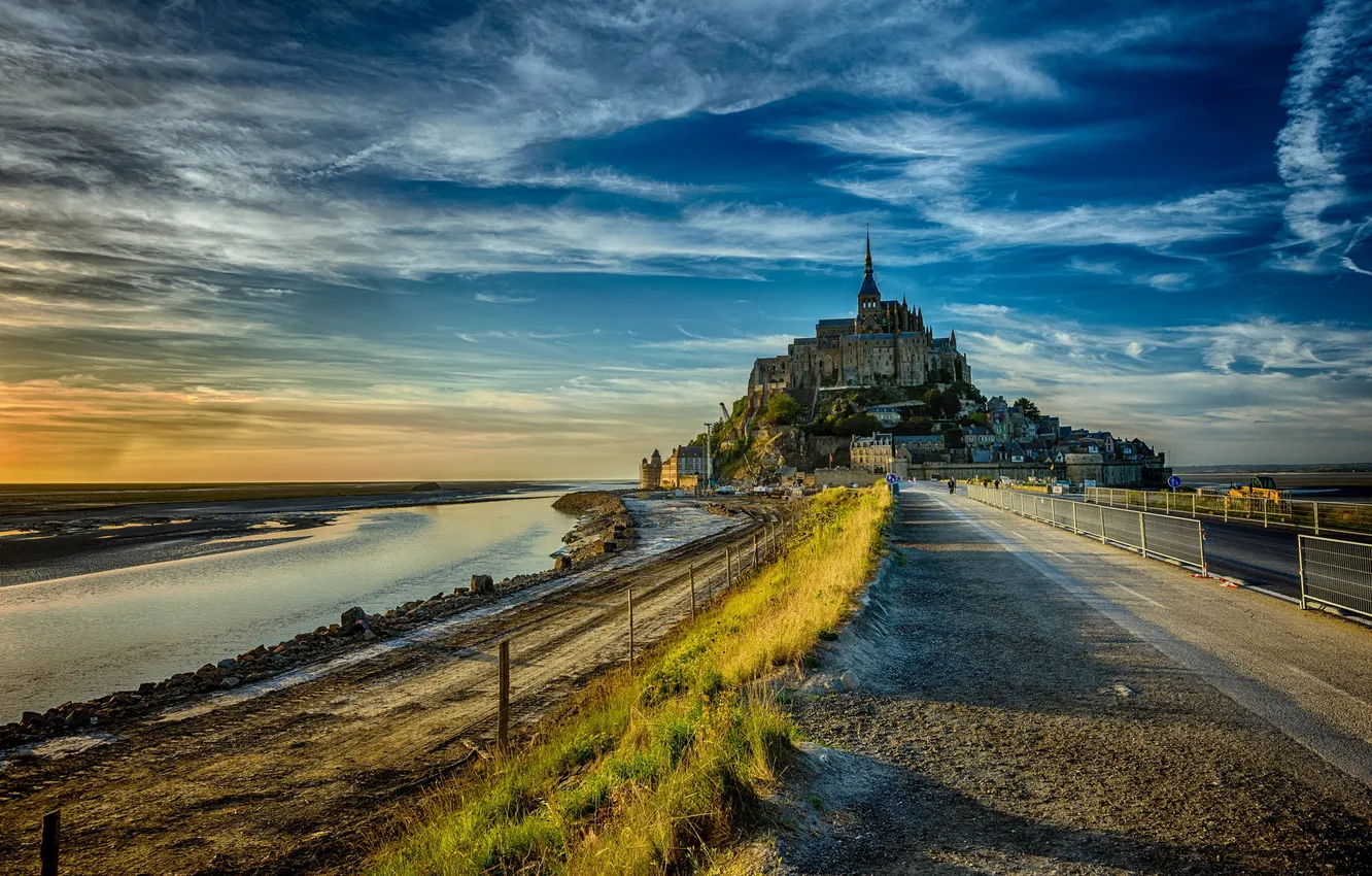 Photo wallpaper France, The Mont-St.-Michel, Basse-Normandie