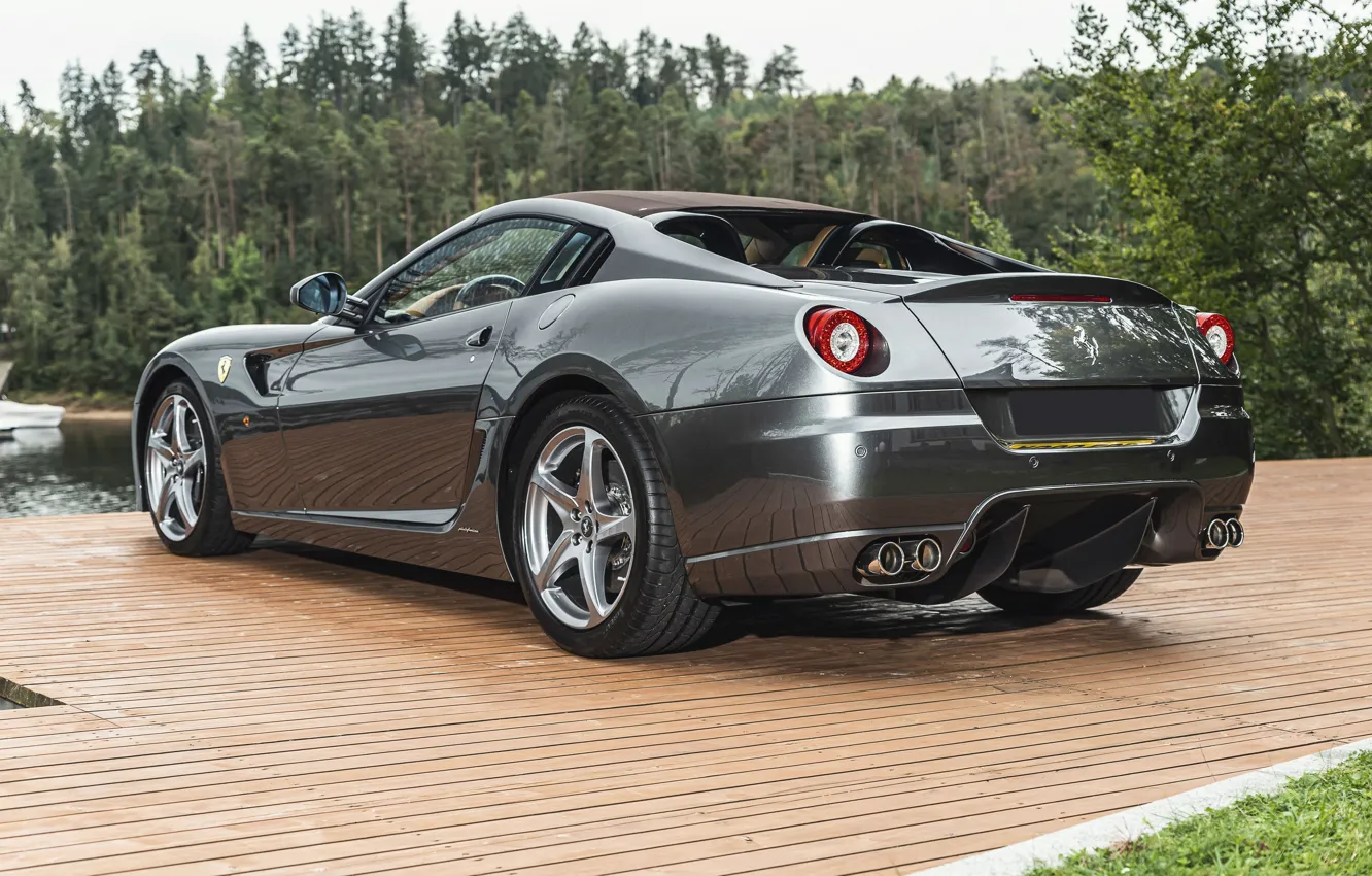 Photo wallpaper Ferrari, SA Aperta, rear view, Ferrari SA Aperta