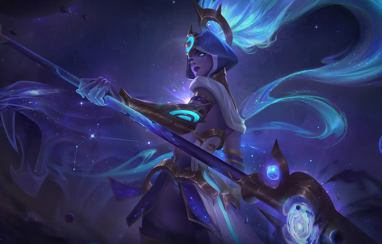 Photo wallpaper space, lights, magic, the game, Panther, game, magic, constellation