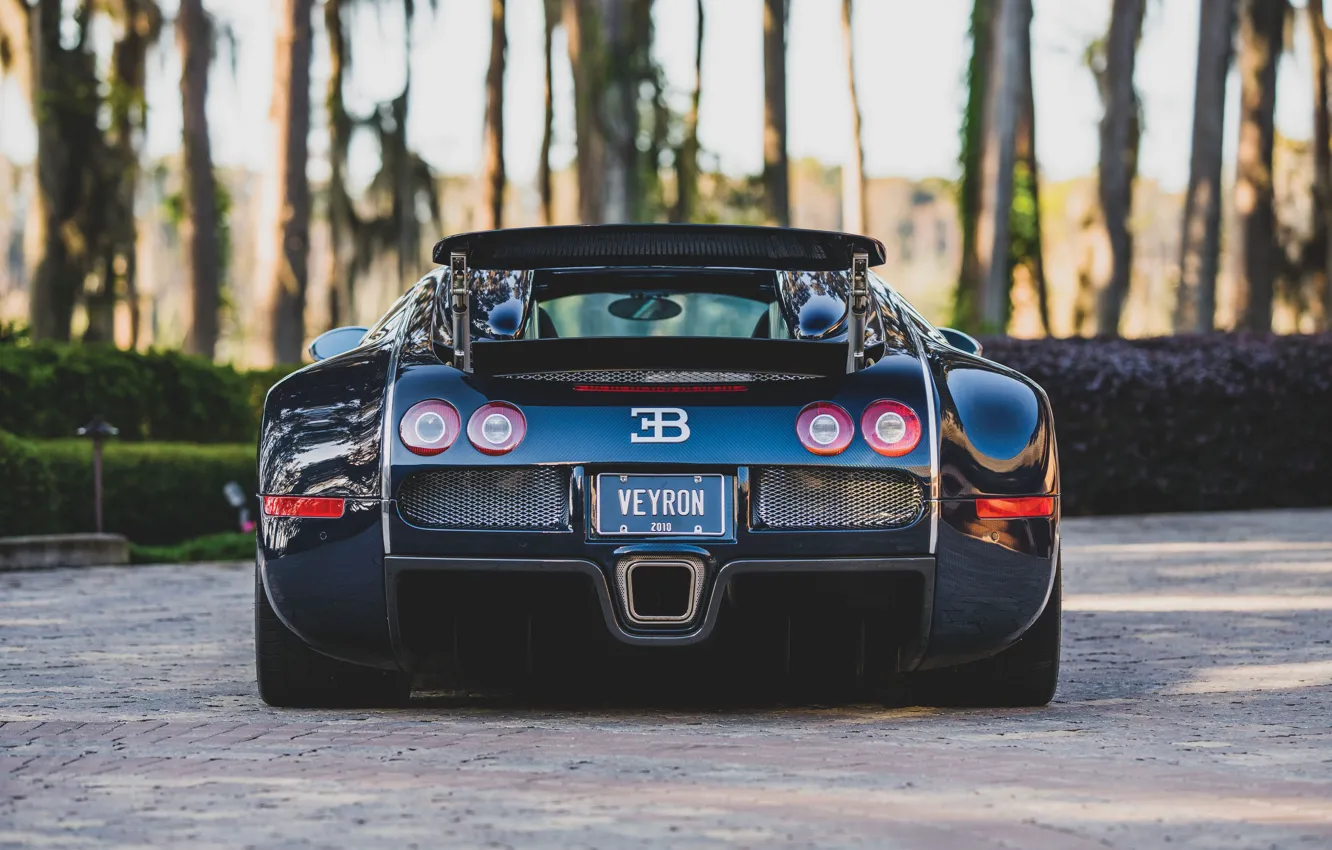 Photo wallpaper Bugatti, Veyron, Bugatti Veyron 16.4 Grand Sport Sang Bleu