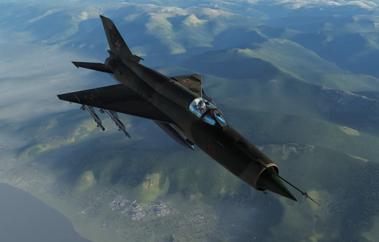 Photo wallpaper OKB MiG, MiG-21bis, Frontline fighter