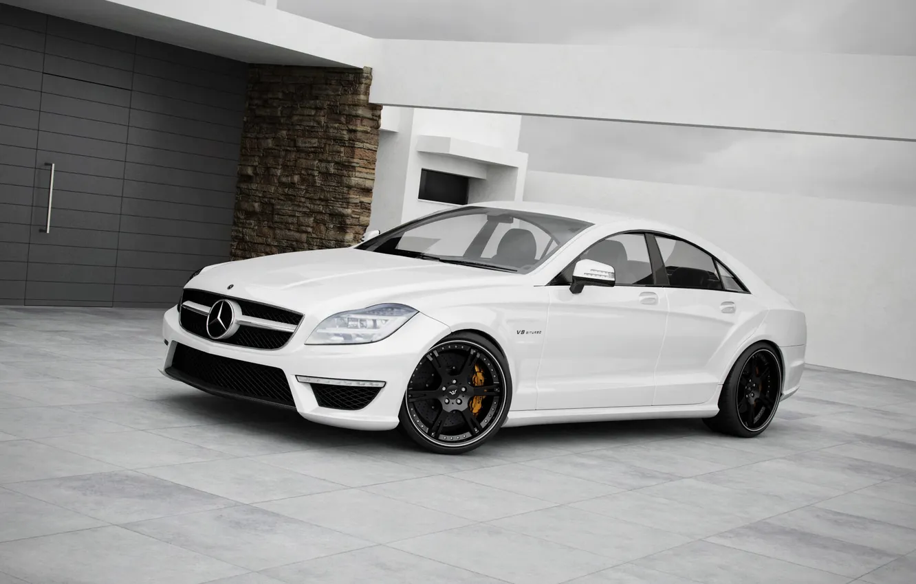 Photo wallpaper tuning, Mercedes, Mercedes, AMG, CLS63