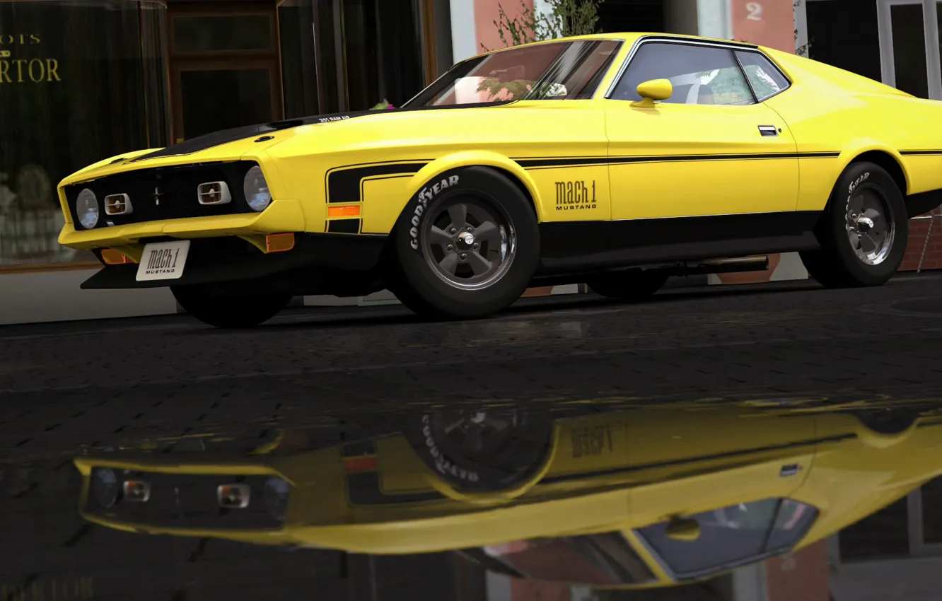 Photo wallpaper Mustang, Ford, Gran Turismo