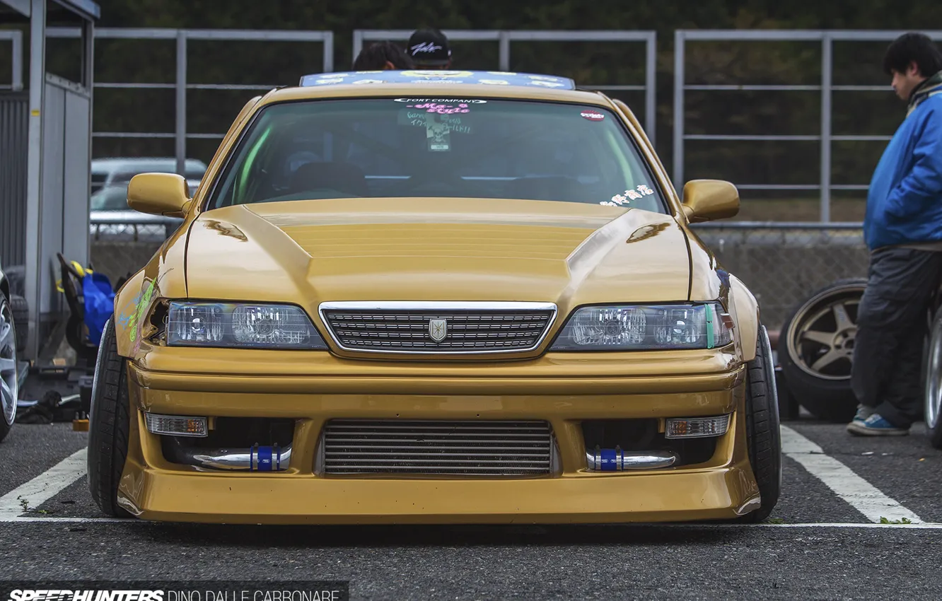 Photo wallpaper Toyota, jzx100, mark2