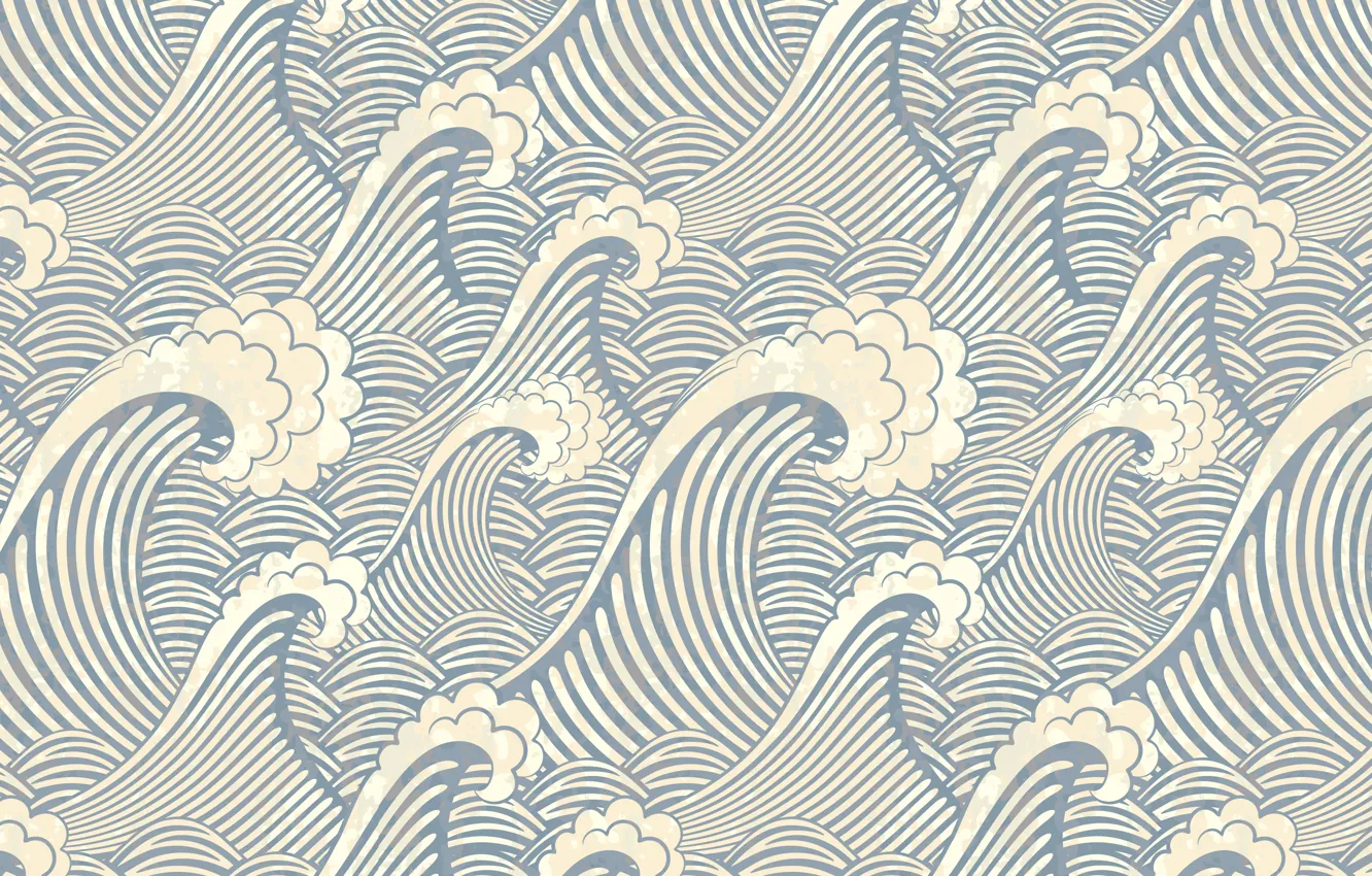 Photo wallpaper sea, wave, water, the ocean, vector, texture, widescreen Wallpaper, the Wallpapers