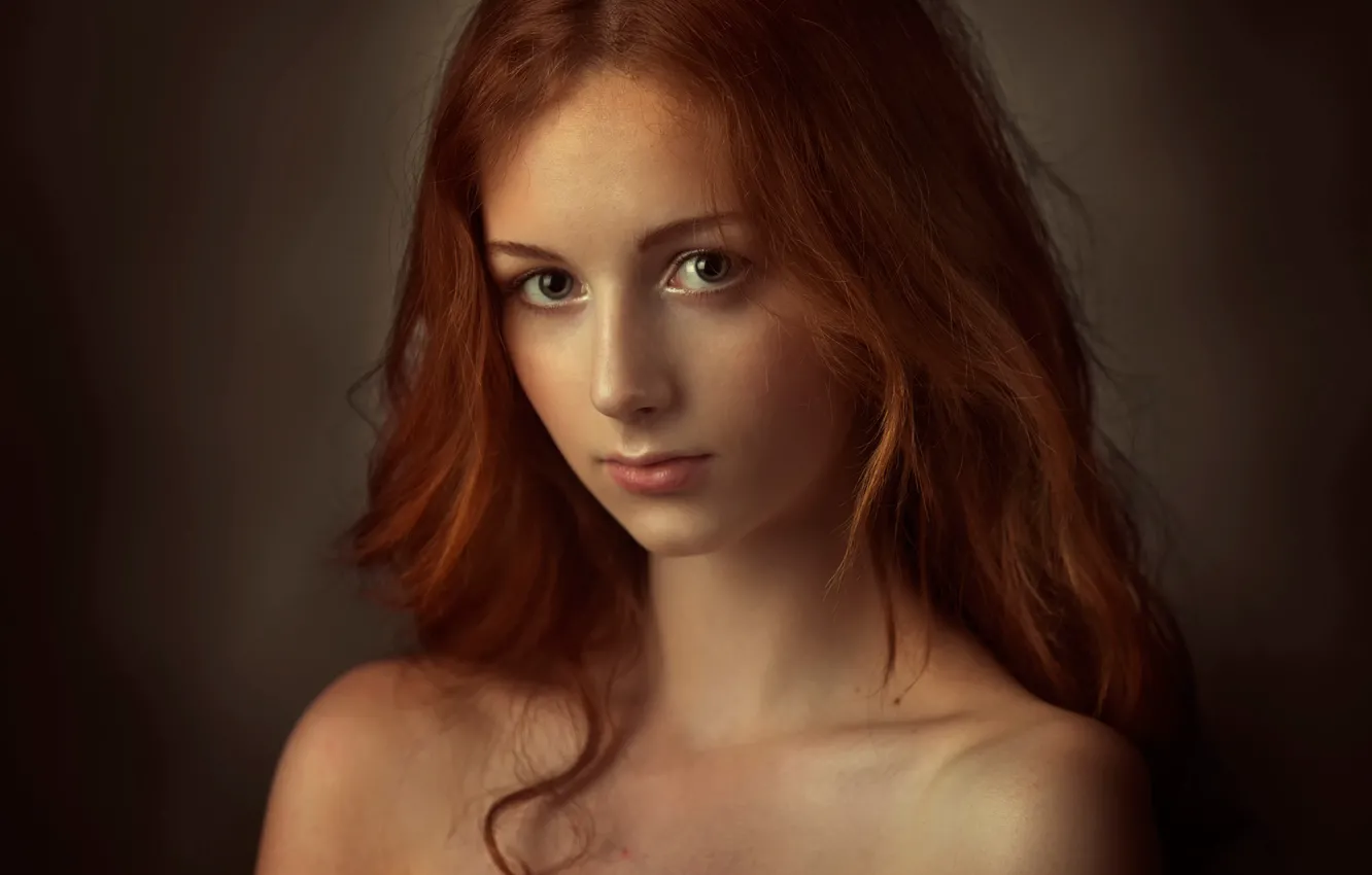 Photo wallpaper look, portrait, the beauty, redhead, Vika, Dmitrij Butvilovskij, Vika Ulyanovsk