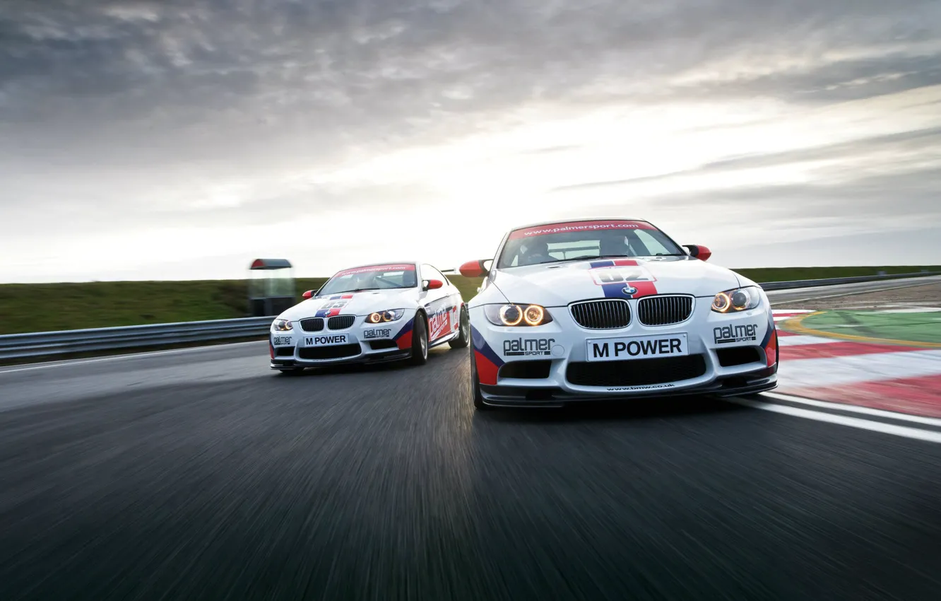 Photo wallpaper sport, tuning, BMW, speed, BMW, track, E92