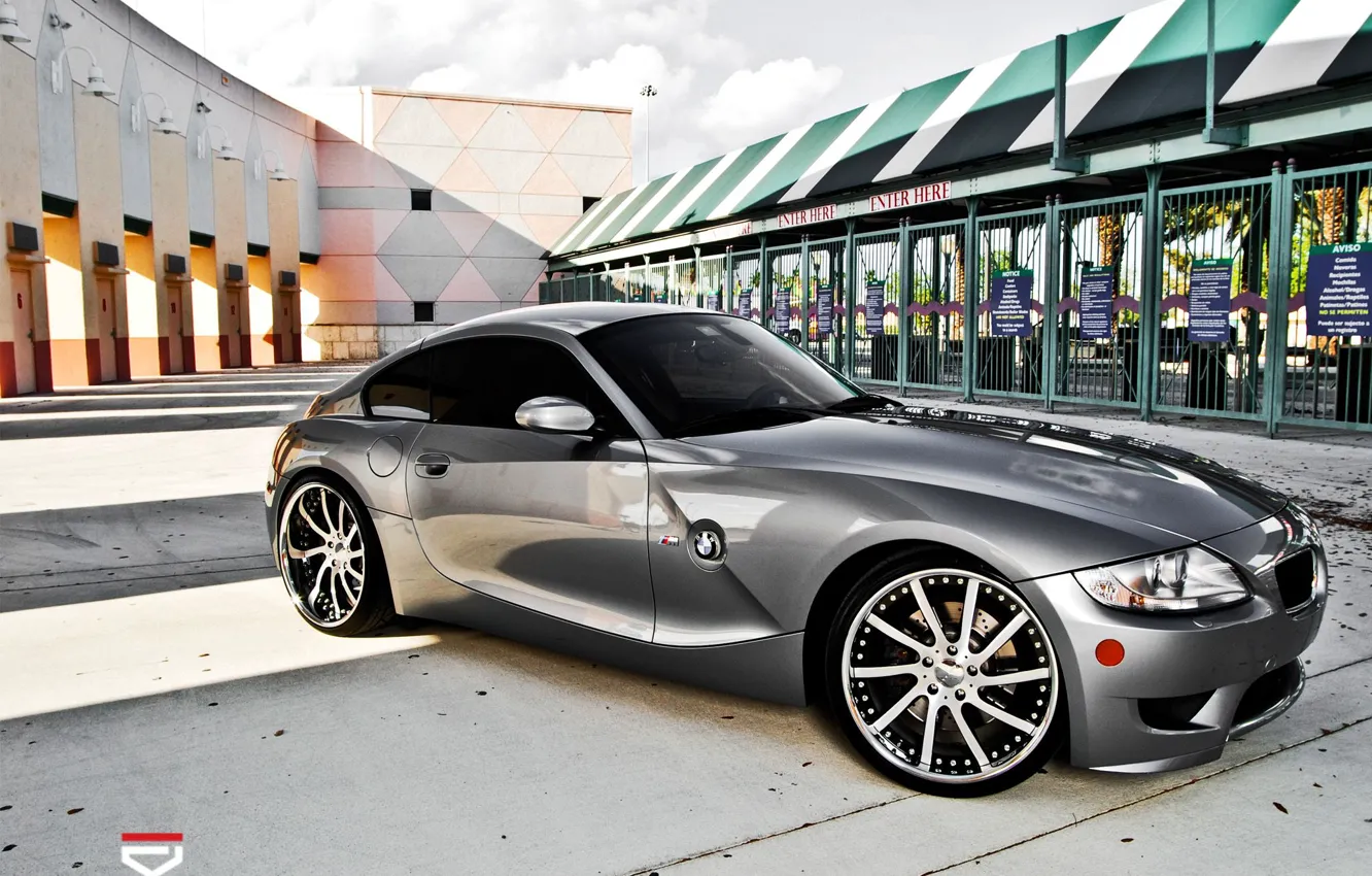 Photo wallpaper BMW, silver