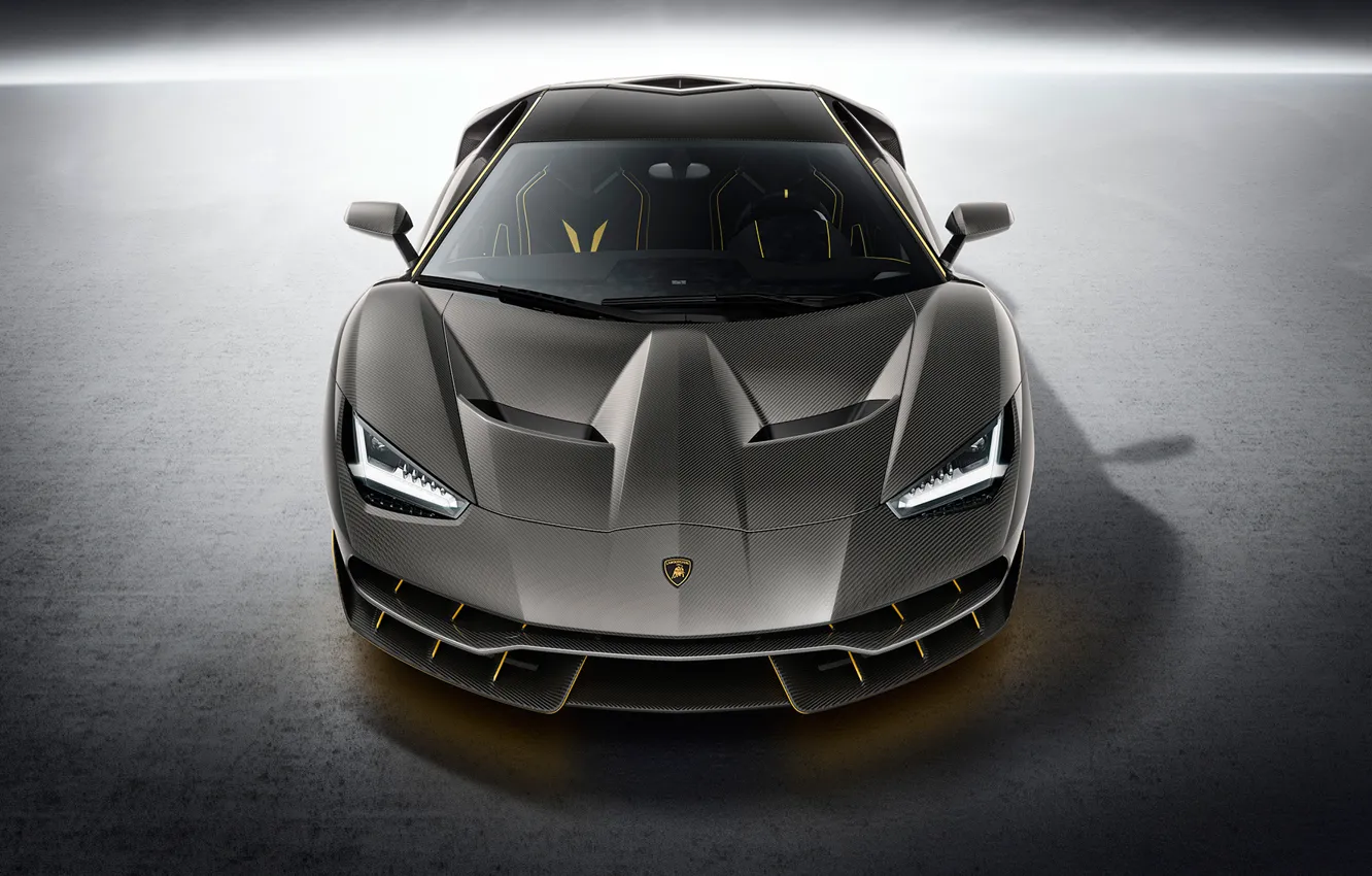 Photo wallpaper machine, before, supercar, Lamborghini Centenary