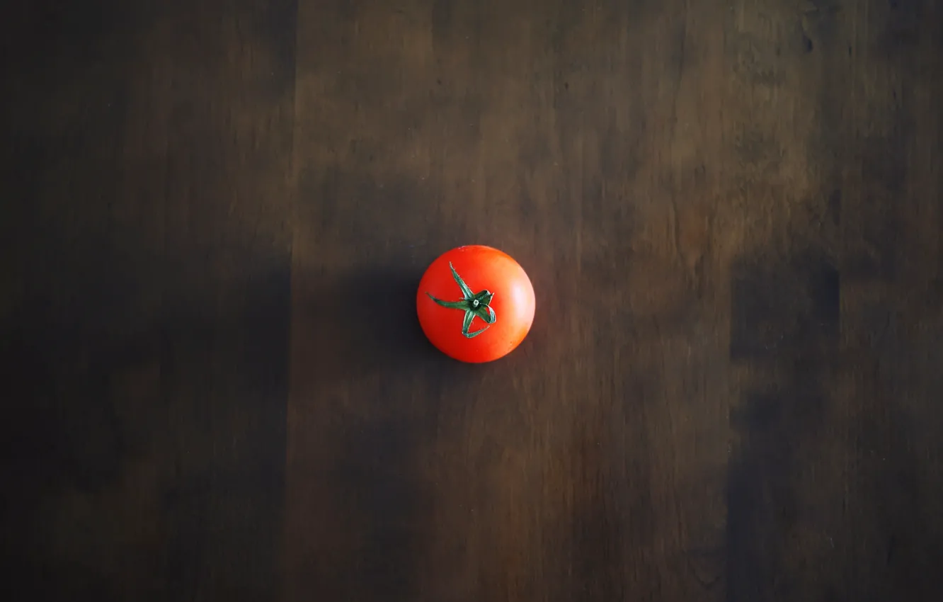 Photo wallpaper red, table, background, Wallpaper, shadow, minimalism, tomato