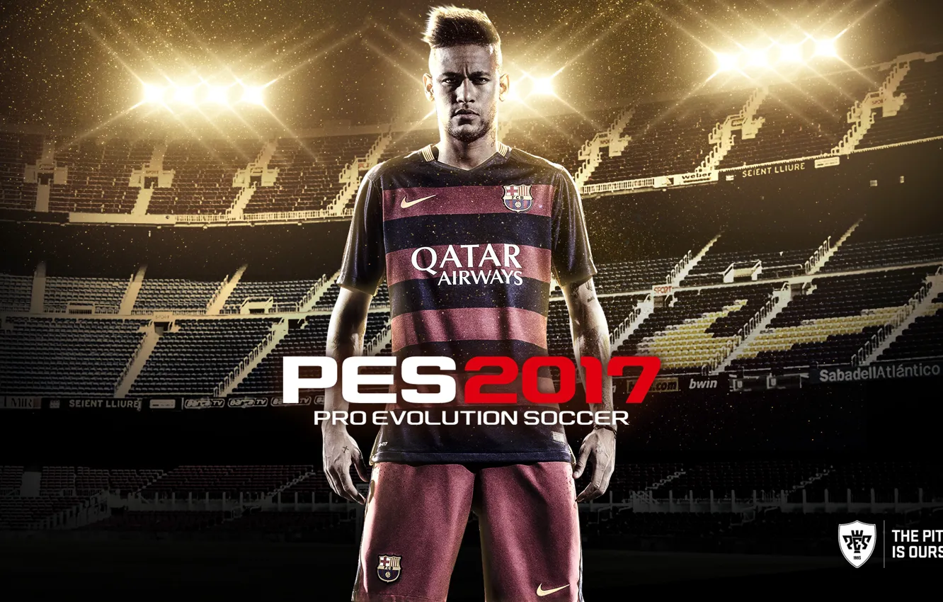 Photo wallpaper Brazilian, Sport, logo, stadium, Futbol Club Barcelona, uniform, athlete, Nike