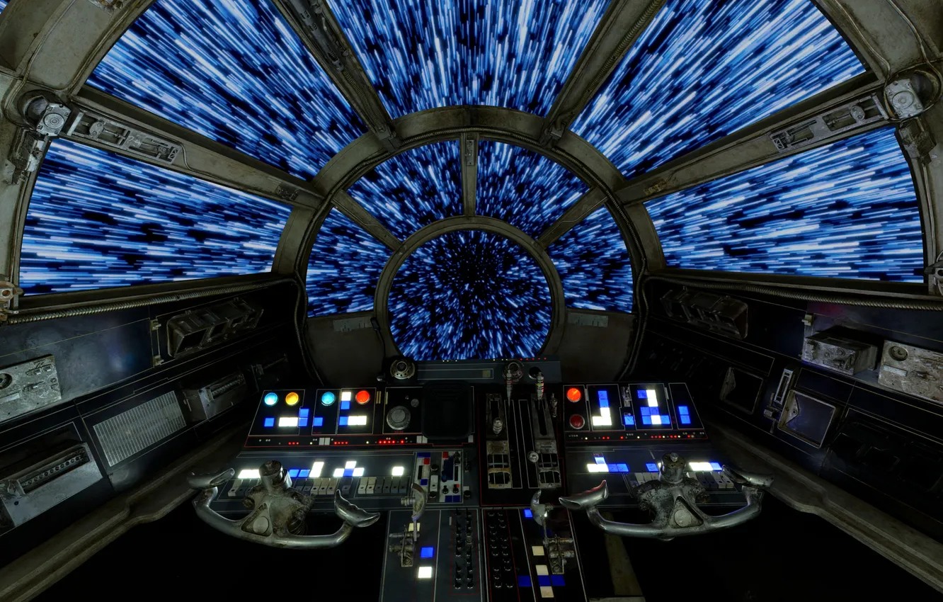 Photo wallpaper space, the film, Star Wars, space, star wars, art, spaceship, the wheel