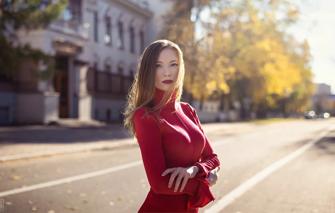 Photo wallpaper look, girl, blonde, Sergei Timashev, Lada Choi