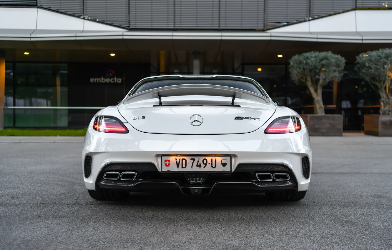Photo wallpaper Mercedes-Benz, Mercedes, AMG, SLS, 2013, Mercedes-Benz SLS AMG Black Series