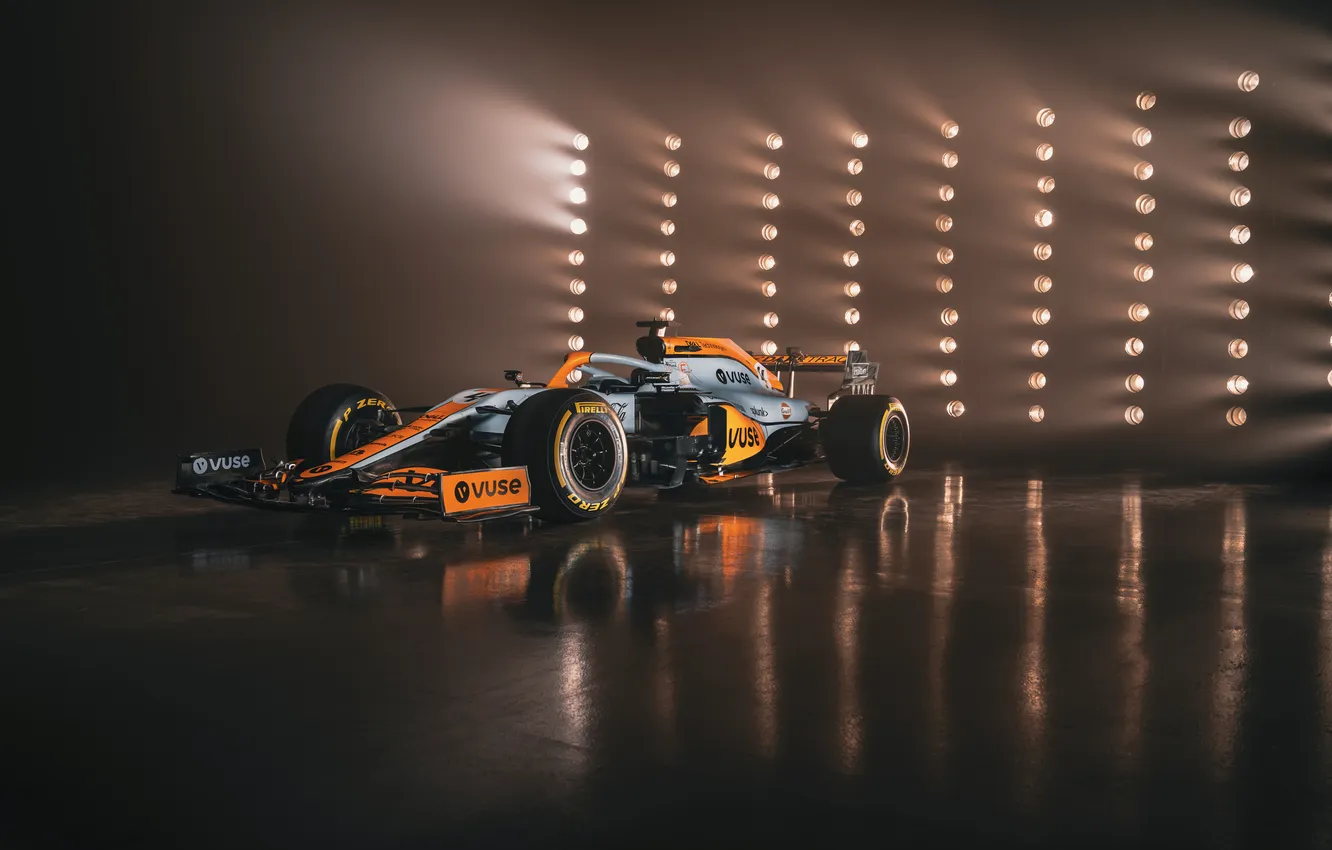 Photo wallpaper McLaren, Formula 1, 2021, MCL35, bolide