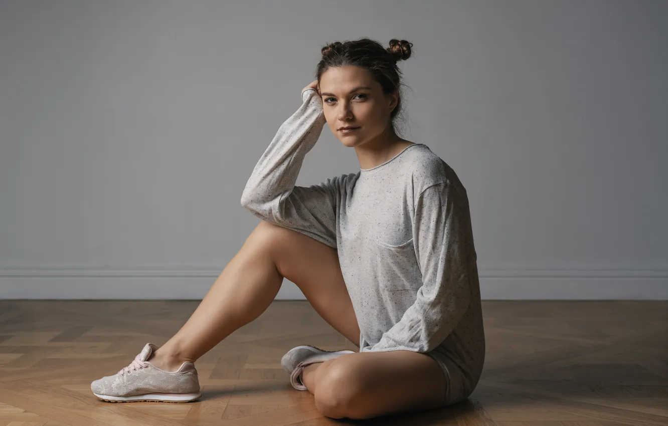 Photo wallpaper woman, young, wonderful, portrait