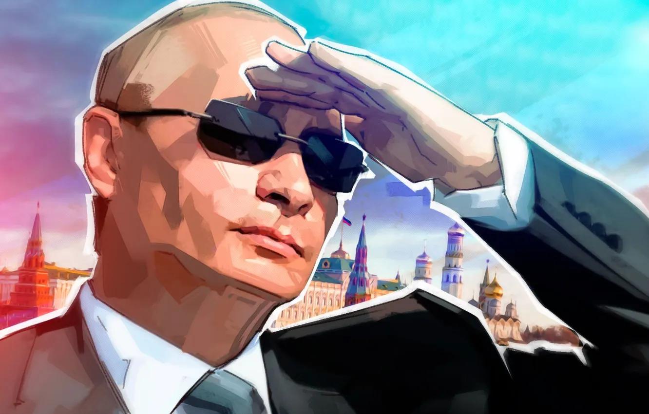Photo wallpaper Putin, President, The President Of Russia, Putin Vladimir Vladimirovich