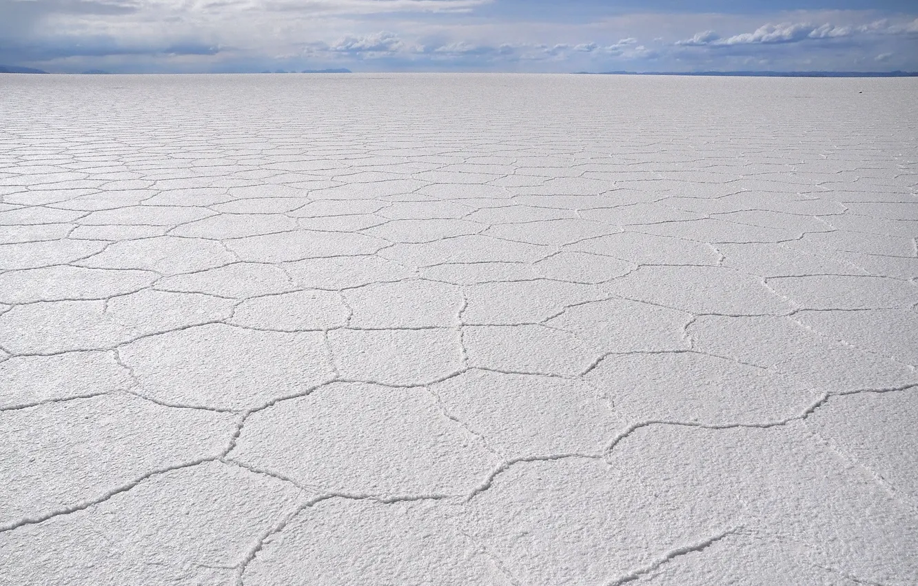 Photo wallpaper landscape, nature, salt