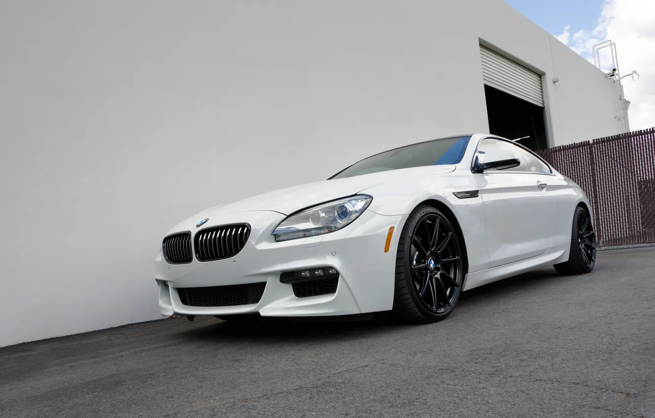 Photo wallpaper BMW, white, Alpine, F13