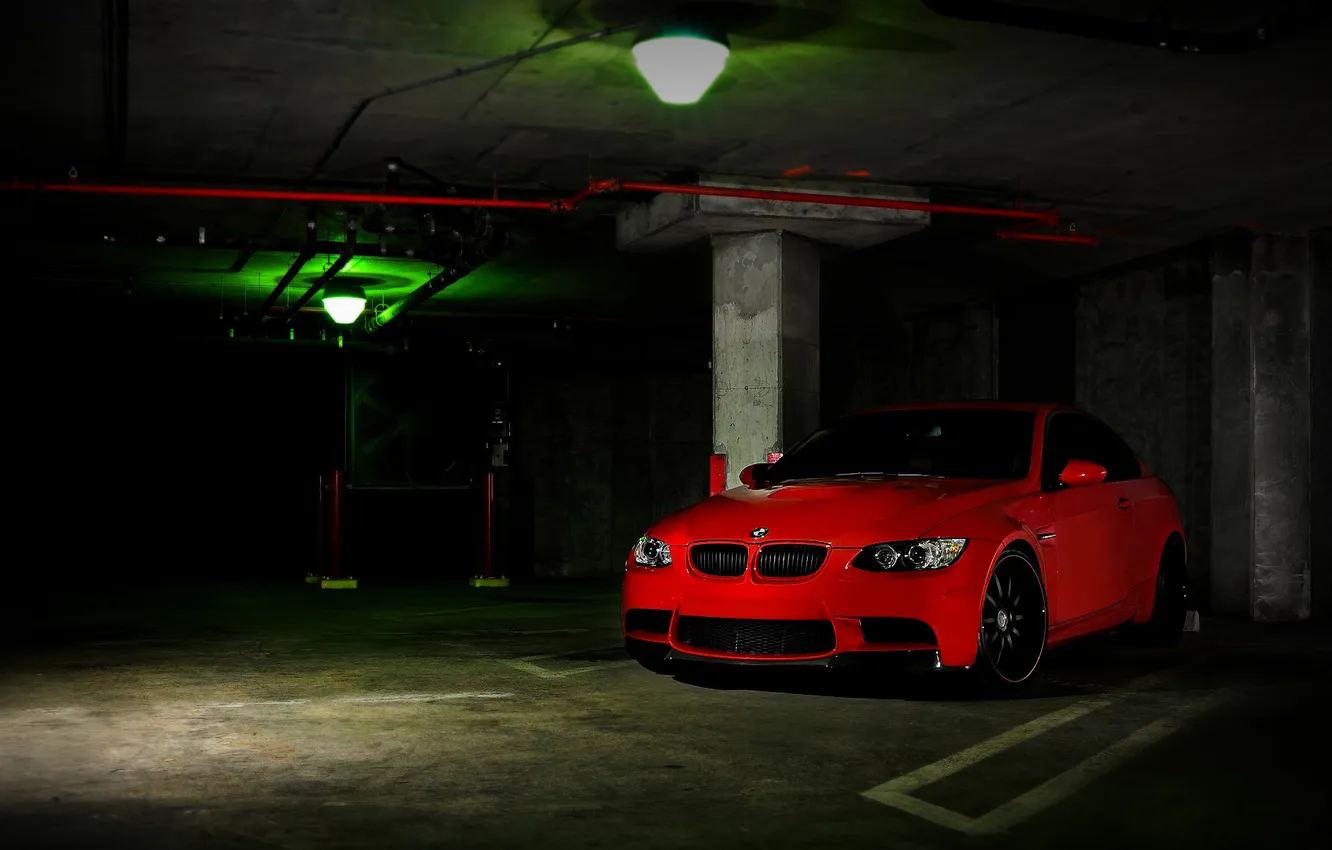 Photo wallpaper red, bmw, BMW, cars, cars, auto wallpapers, car Wallpaper