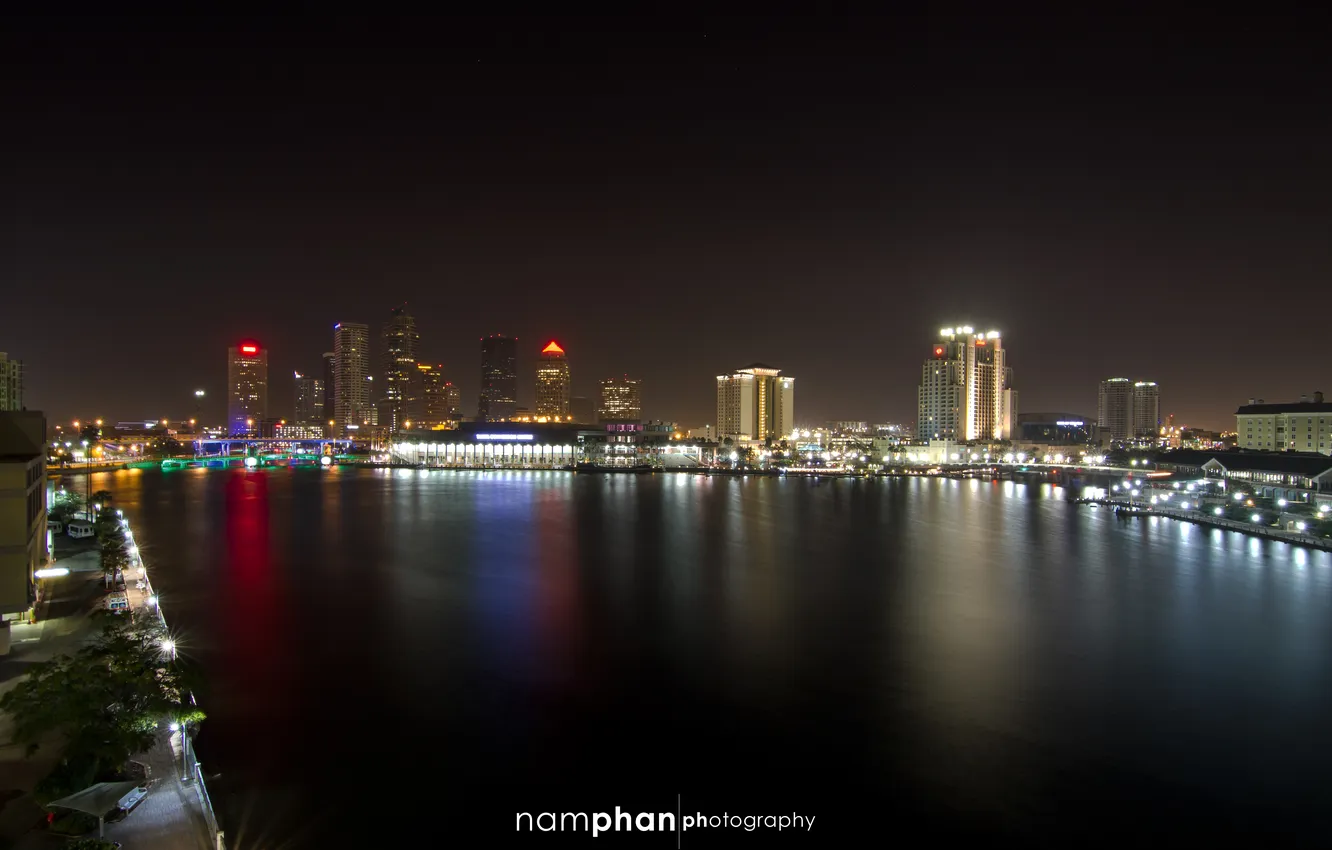 Photo wallpaper photography, Downtown, island, Tampa, Nam Phan, Davis