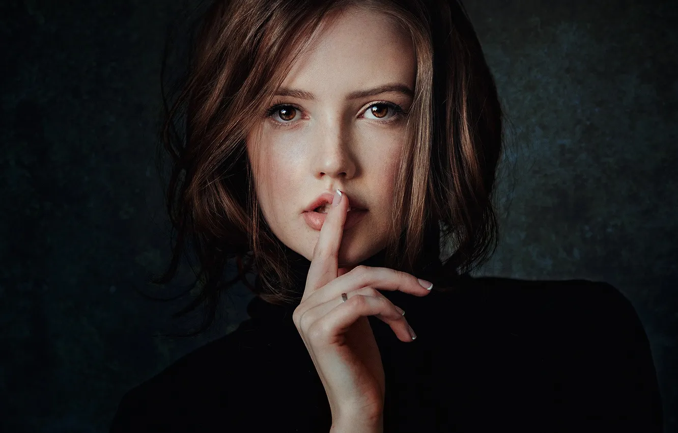 Photo wallpaper portrait, Nadia, Eugene Freyer