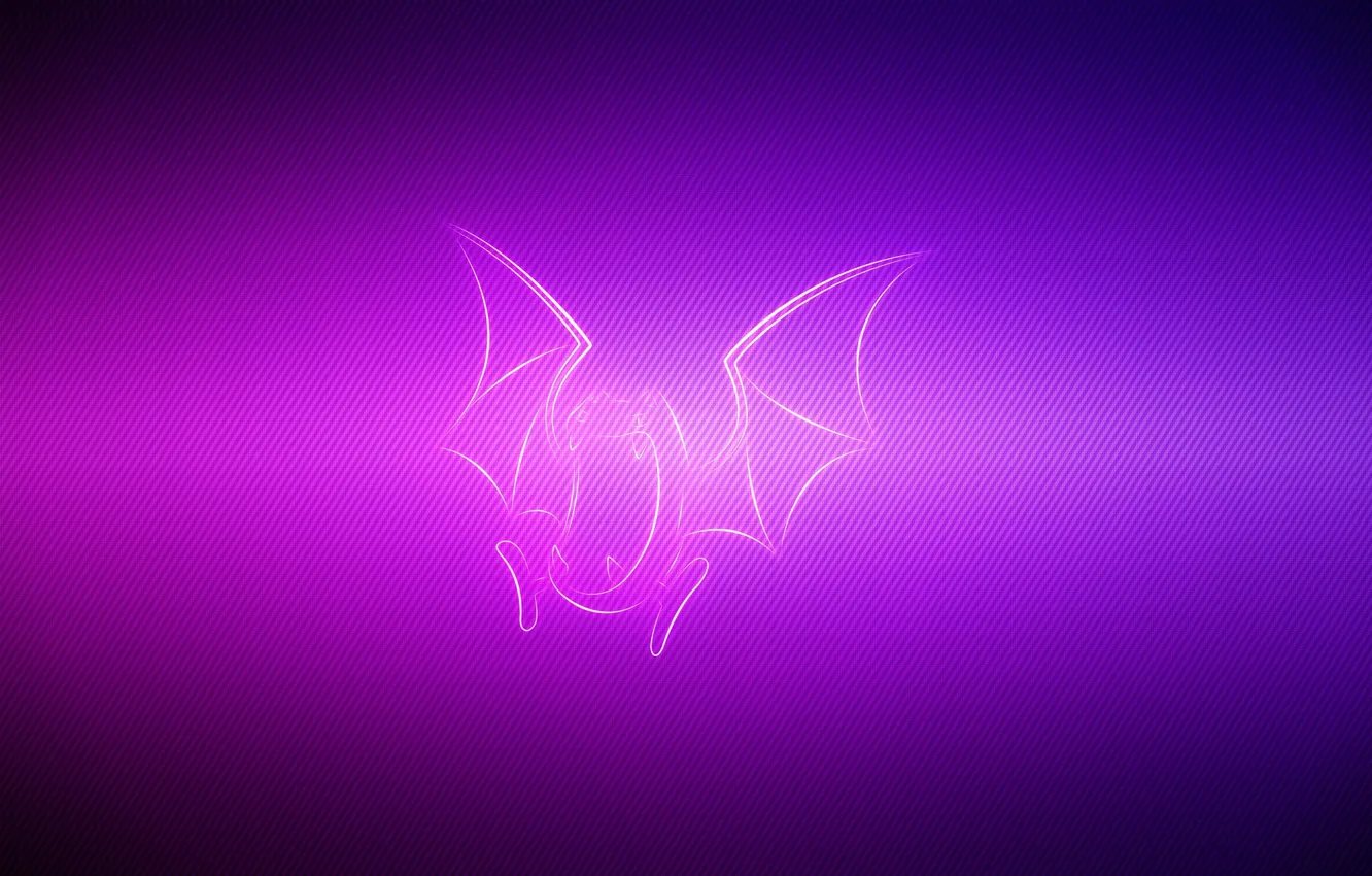 Photo wallpaper line, image, pokemon, golbat, golbat
