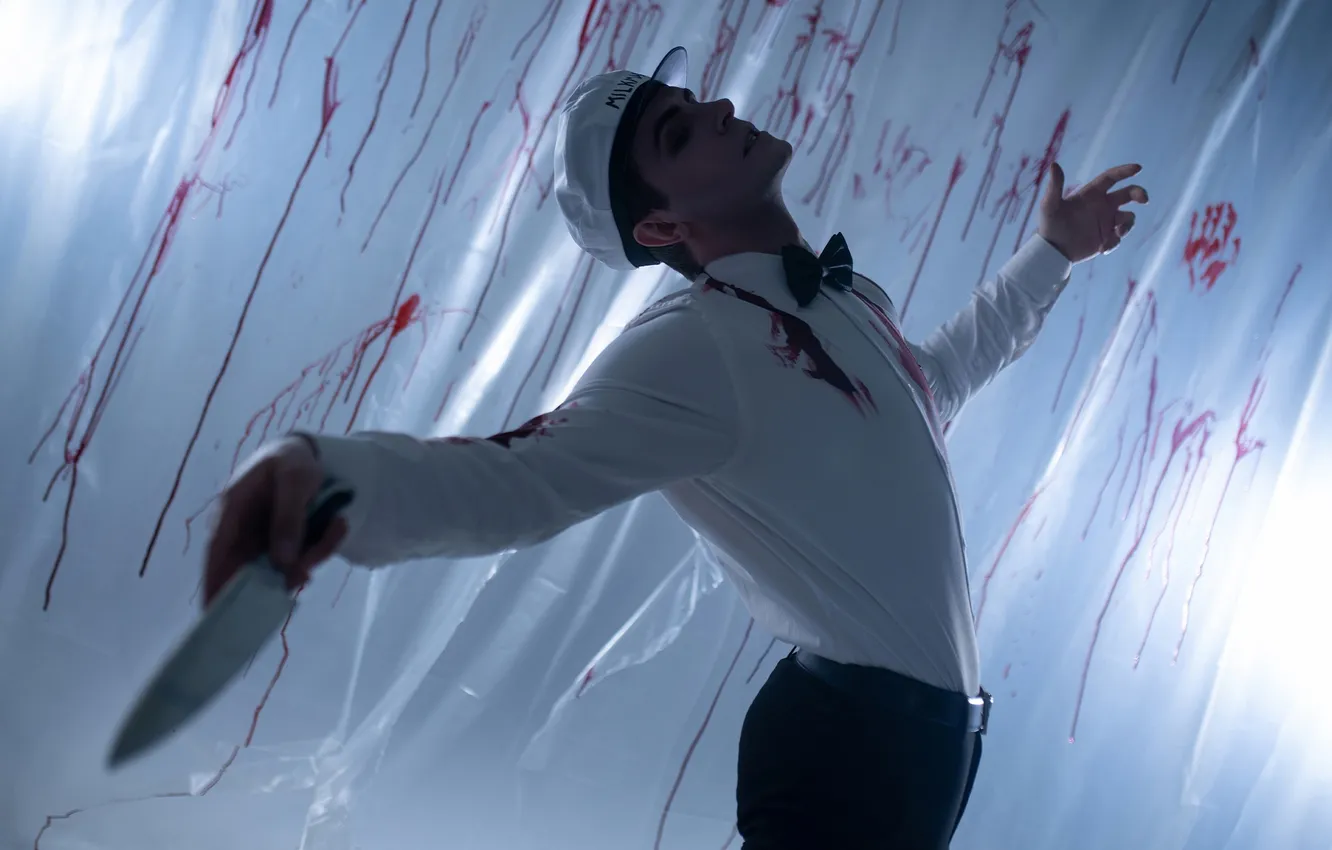 Photo wallpaper blood, knife, image, guy, cosplay, cosplay, the milkman, Grayson