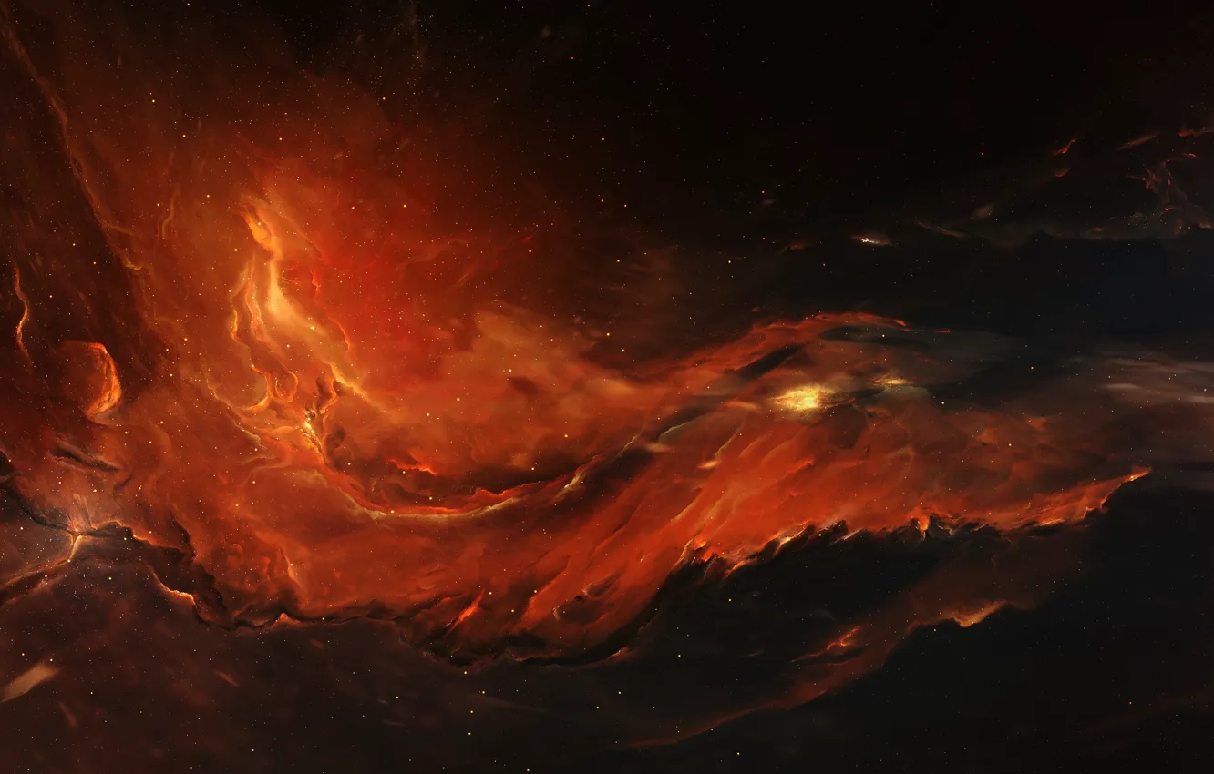 Photo wallpaper fiction, stars, nebula, The Frontier Expanse, StarkitecktDesigns, by StarkitecktDesigns, space, nebula