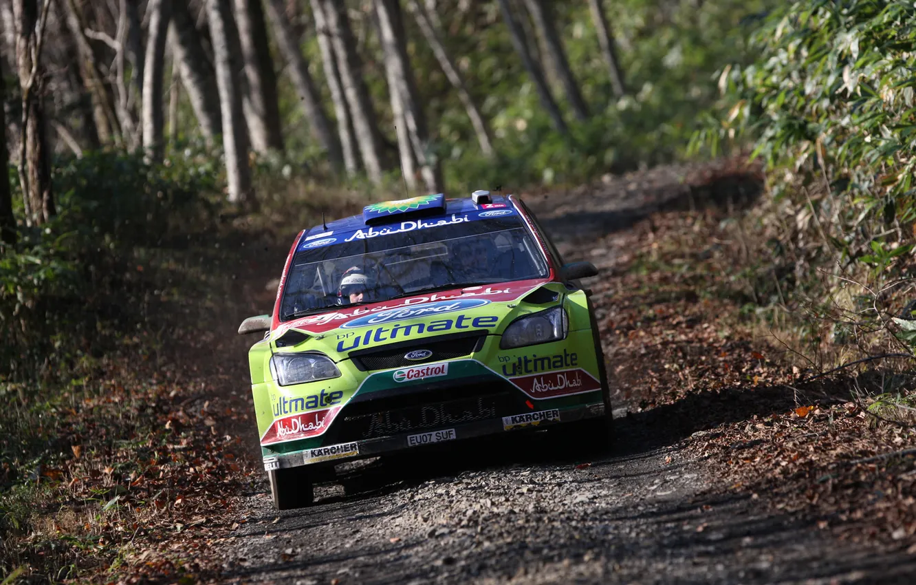 Photo wallpaper Ford, Focus, WRC