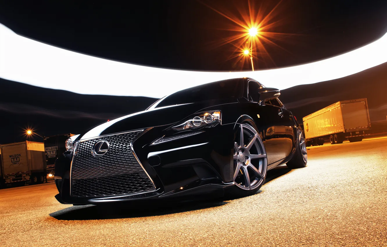 Photo wallpaper black, Lexus, before, black, 2014, IS250, lekses