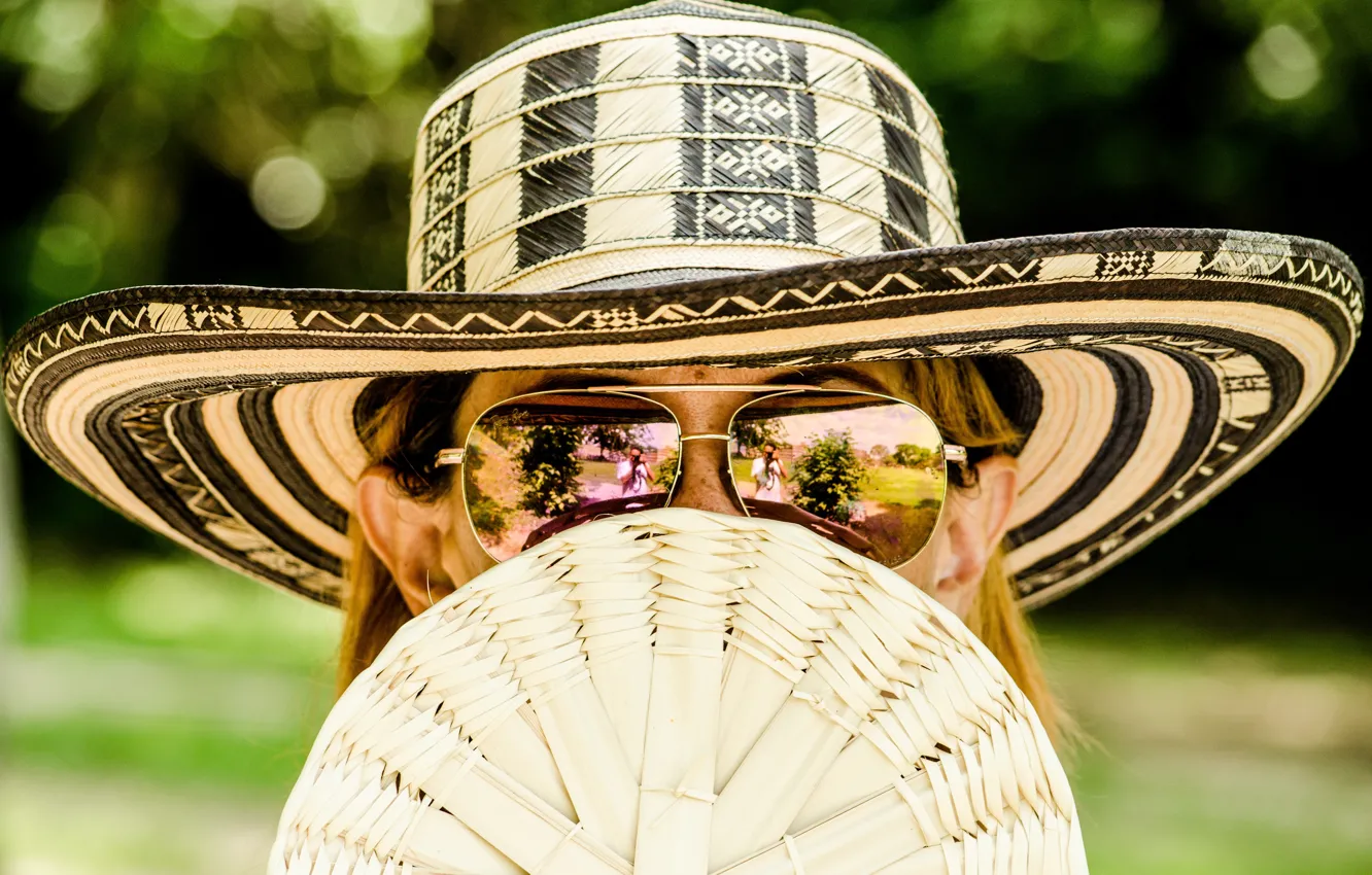 Photo wallpaper summer, positive, fan, blonde, summer, blurred background, blonde, positive