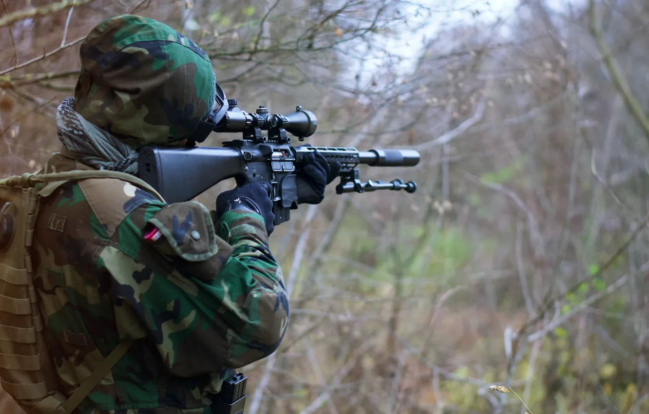 Photo wallpaper weapons, background, Wallpaper, shooting, wallpaper, rifle, picture, weapon