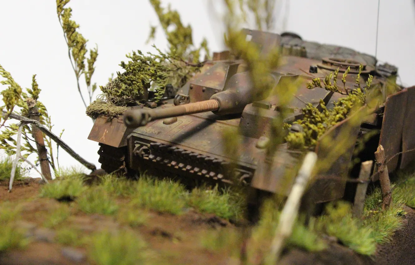 Photo wallpaper toy, model, sturmgeshutz, Assault gun, gun, assault, StuG IV, Ausf G