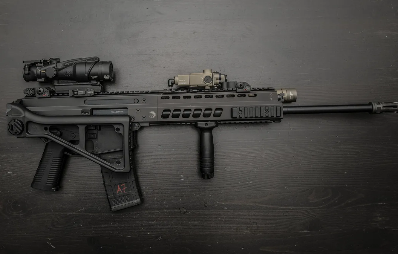 Photo wallpaper weapons, machine, butt