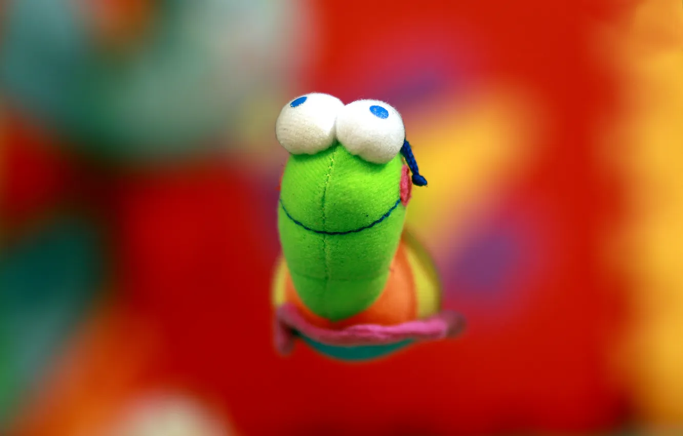 Photo wallpaper eyes, macro, smile, doll