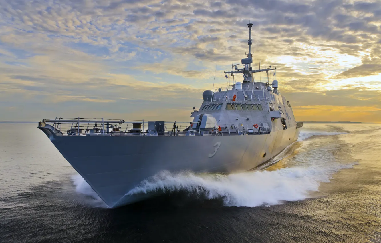 Photo wallpaper sea, the sky, ship